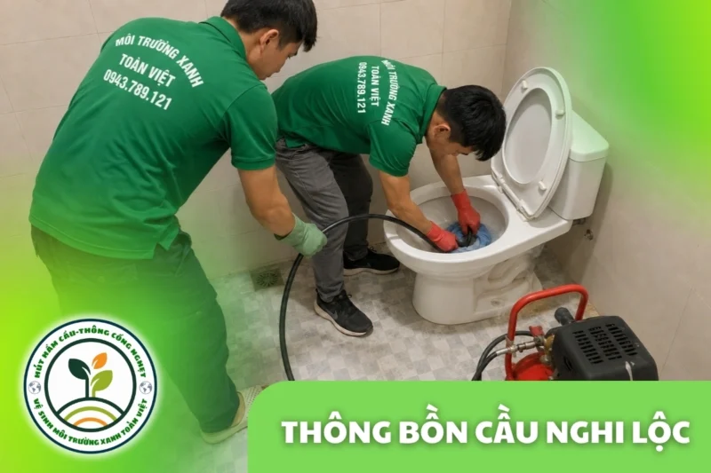 Thông Bồn Cầu Nghi Lộc 24/7 | Xử Lý Giấy Và Dị Vật