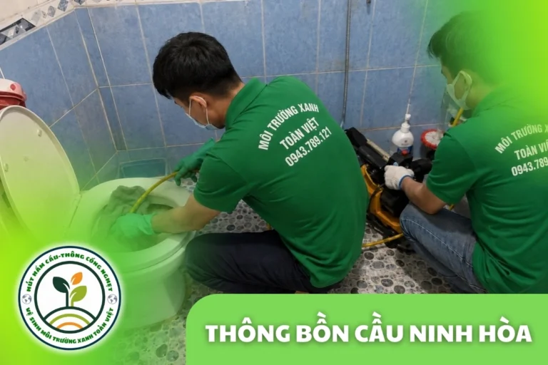 Thông Bồn Cầu Ninh Hòa 24/7 | Báo Giá Trước Khi Làm
