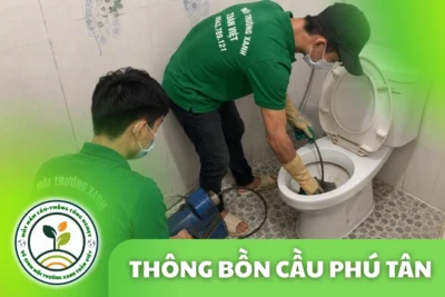 Thông Bồn Cầu Phú Tân Cà Mau – Tách Vật Kẹt Và Tuyến