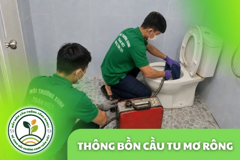 Thông Bồn Cầu Tu Mơ Rông 24/7 | Báo Giá Trước Khi Làm