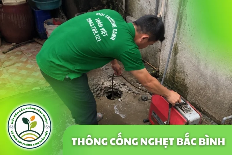 Thông Cống Nghẹt Bắc Bình | Xử Lý Bùn Và Nước Trào