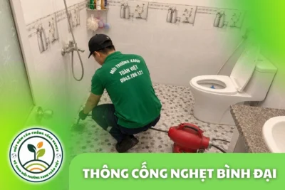 Thông Cống Nghẹt Bình Đại Bến Tre – Làm Sạch Cặn Dầu Mỡ