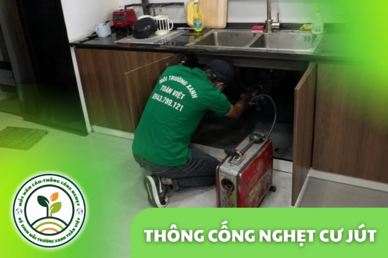Thông Cống Nghẹt Cư Jút | Xử Lý Bùn Và Nước Trào