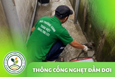 Thông Cống Nghẹt Đầm Dơi Cà Mau – Khoanh Đoạn Bằng Hố Ga