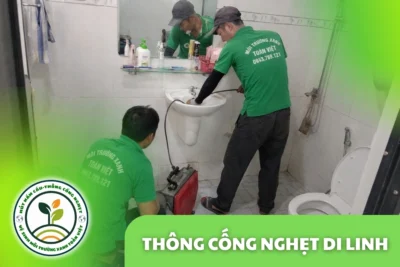 Thông Cống Nghẹt Di Linh | Xử Lý Bùn Và Nước Trào