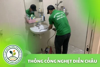 Thông Cống Nghẹt Diễn Châu, Nghệ An | Xử Lý Bùn Và Nước Trào