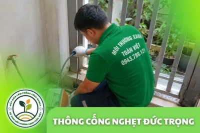 Thông Cống Nghẹt Đức Trọng | Xử Lý Bùn Và Nước Trào