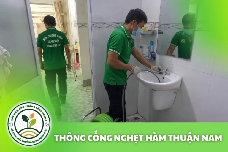 Thông Cống Nghẹt Hàm Thuận Nam | Xử Lý Bùn Và Nước Trào