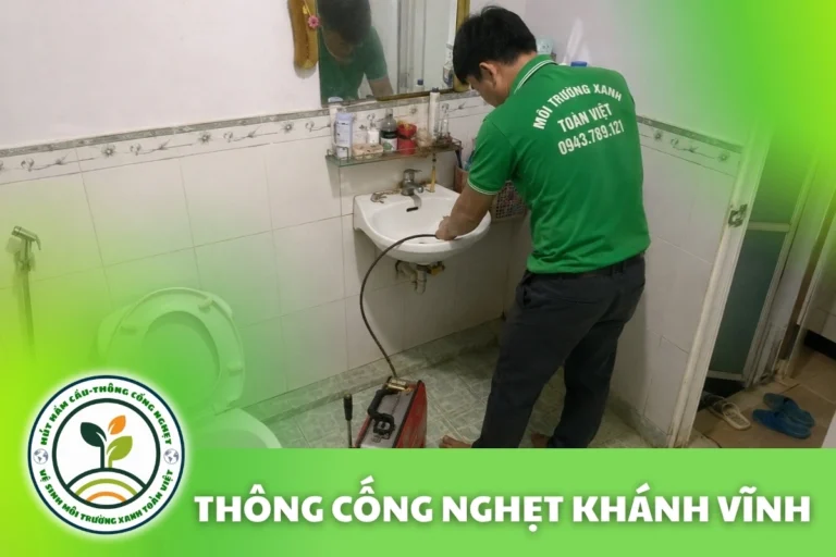 Thông Cống Nghẹt Khánh Vĩnh | Xử Lý Bùn Và Nước Trào