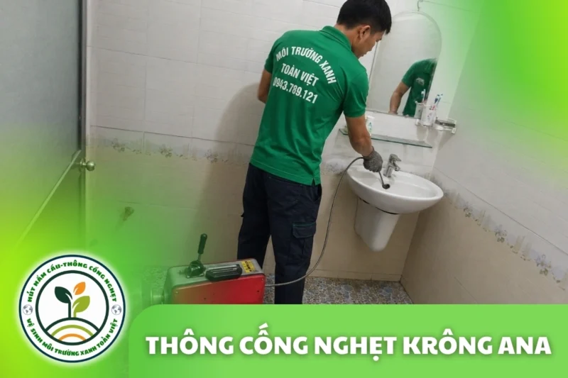 Thông Cống Nghẹt Krông Ana | Xử Lý Bùn Và Nước Trào