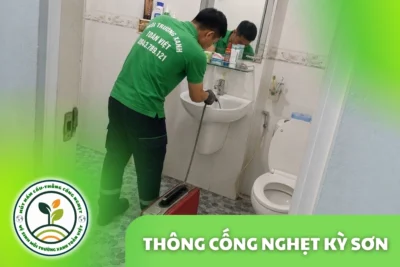 Thông Cống Nghẹt Kỳ Sơn, Nghệ An | Xử Lý Bùn Và Nước Trào