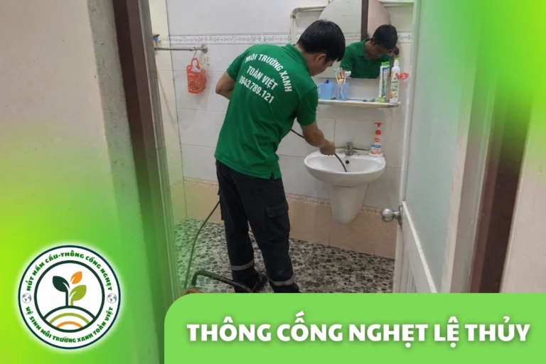 Thông Cống Nghẹt Lệ Thủy | Xử Lý Bùn Và Nước Trào