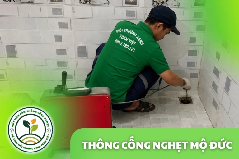 Thông Cống Nghẹt Mộ Đức | Xử Lý Bùn Và Nước Trào