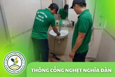 Thông Cống Nghẹt Nghĩa Đàn, Nghệ An | Xử Lý Bùn Và Nước Trào