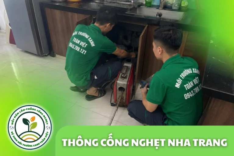 Thông Cống Nghẹt Nha Trang | Xử Lý Bùn Và Nước Trào