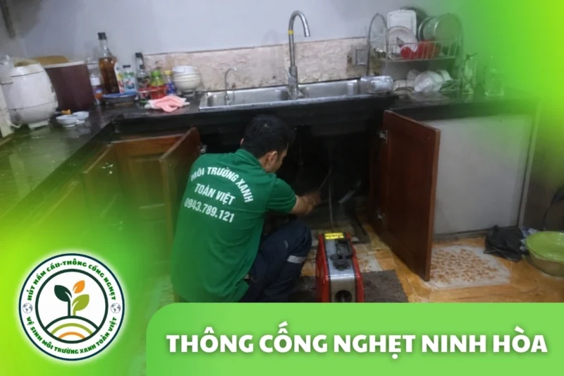 Thông Cống Nghẹt Ninh Hòa | Xử Lý Bùn Và Nước Trào