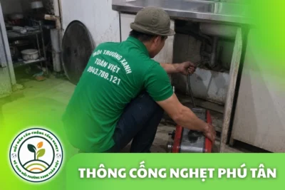 Thông Cống Nghẹt Phú Tân Cà Mau – Khoanh Đoạn Qua Hố Ga