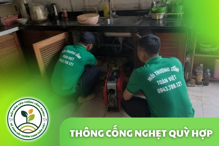 Thông Cống Nghẹt Quỳ Hợp, Nghệ An | Xử Lý Bùn Và Nước Trào