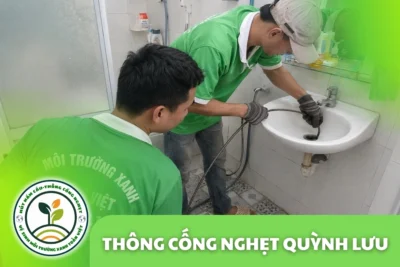 Thông Cống Nghẹt Quỳnh Lưu, Nghệ An | Xử Lý Bùn Và Nước Trào