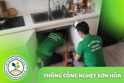 Thông Cống Nghẹt Sơn Hòa | Xử Lý Bùn Và Nước Trào