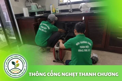 Thông Cống Nghẹt Thanh Chương, Nghệ An | Xử Lý Bùn Và Nước Trào