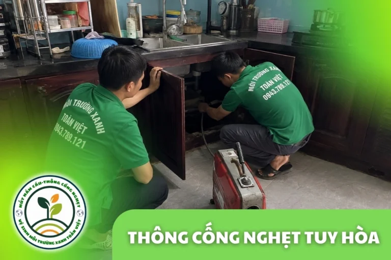 Thông Cống Nghẹt Tuy Hòa | Xử Lý Bùn Và Nước Trào
