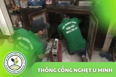 Thông Cống Nghẹt U Minh Cà Mau – Khoanh Đoạn Bằng Hố Ga, Điểm Xả