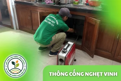Thông Cống Nghẹt Vinh, Nghệ An | Xử Lý Bùn Và Nước Trào