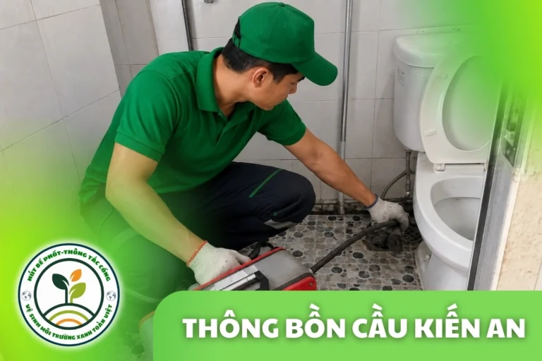 Thông Tắc Bồn Cầu Tại Kiến An Hải Phòng 24/7, Thợ Đến