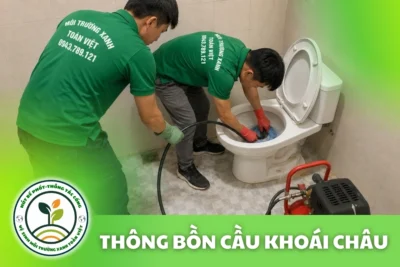 Thông Tắc Bồn Cầu Tại Khoái Châu Về Tận Xóm 24/7 | Toàn Việt