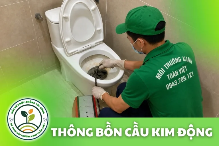Thông Tắc Bồn Cầu Tại Kim Động Nhà Tầng 24/7 | Toàn Việt