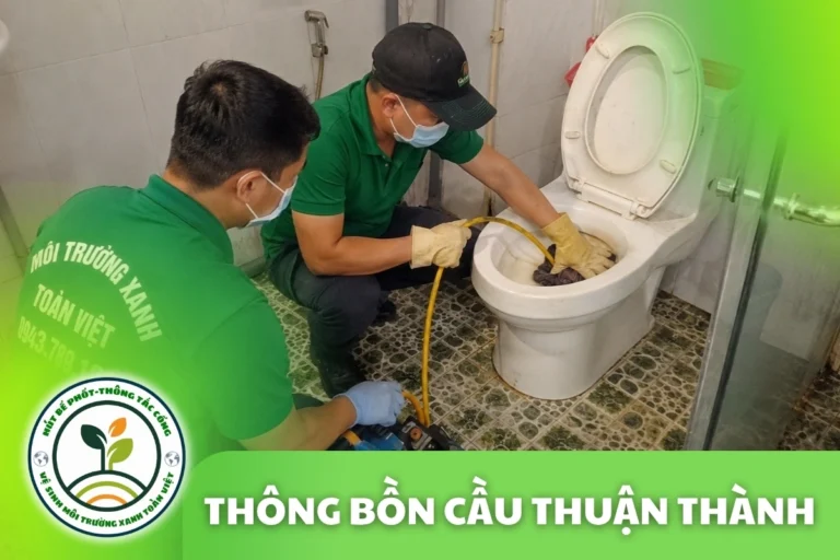 Thông Tắc Bồn Cầu Thuận Thành Bắc Ninh – Xử Lý Bồn Cũ Đóng Cặn