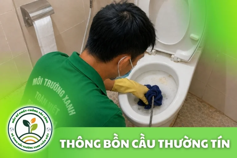 Thông Tắc Bồn Cầu Thường Tín Hà Nội – Thi Công Sạch Sẽ, Báo Giá Trước