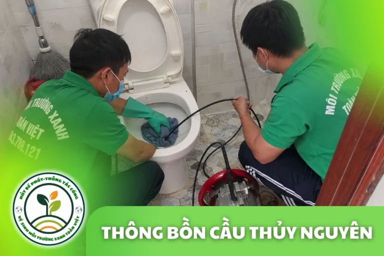Thông Tắc Bồn Cầu Tại Thủy Nguyên Hải Phòng 24/7, Thợ Đến