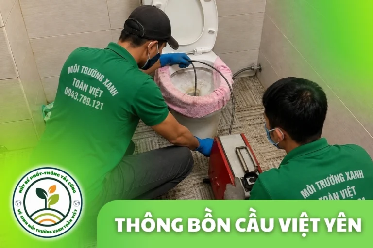 Thông Tắc Bồn Cầu Việt Yên Bắc Giang – Khu Trọ Công Nhân