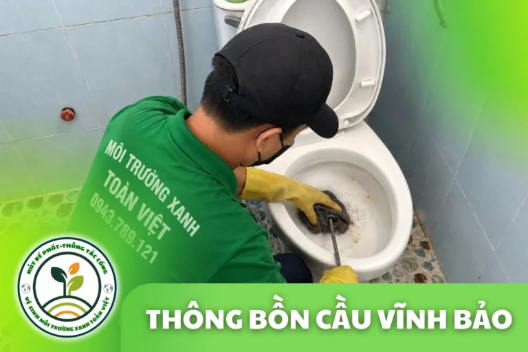 Thông Tắc Bồn Cầu Tại Vĩnh Bảo Hải Phòng 24/7, Thợ Đến