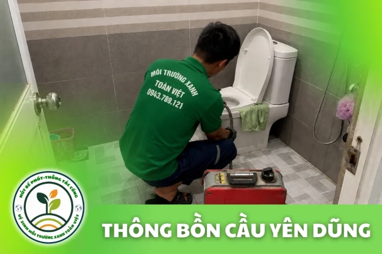 Thông Tắc Bồn Cầu Yên Dũng Bắc Giang – Kiểm Tra Và Báo Giá Trước
