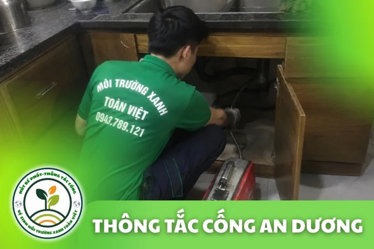 Thông Tắc Cống Tại An Dương Hải Phòng 24/7 | Xanh Toàn Việt