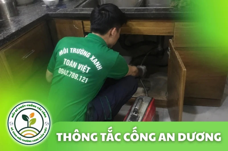 Thông Tắc Cống Tại An Dương Hải Phòng 24/7 | Xanh Toàn Việt