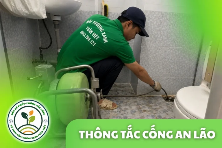 Thông Tắc Cống Tại An Lão Hải Phòng 24/7 | Xanh Toàn Việt
