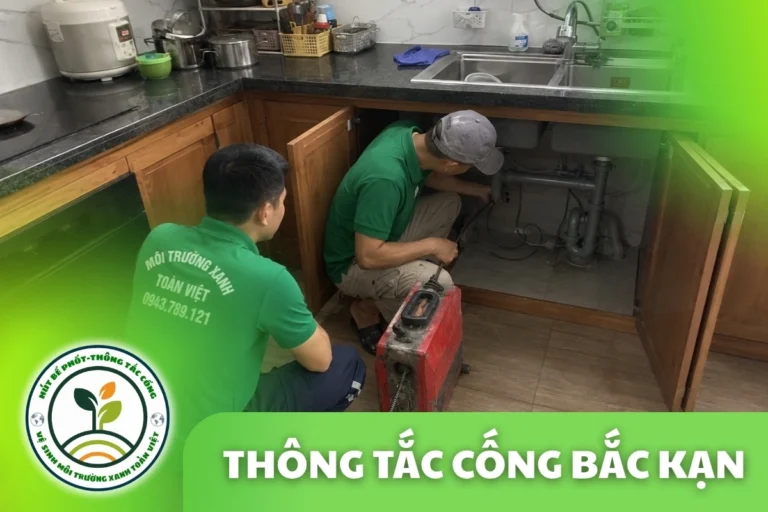 Thông Tắc Cống Bắc Kạn – Kiểm Tra Hiện Trạng Trước Khi Xử Lý
