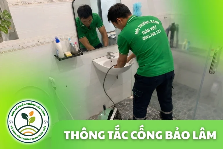 Thông Tắc Cống Bảo Lâm Cao Bằng – Xử Lý Bùn Khu Tái Định Cư