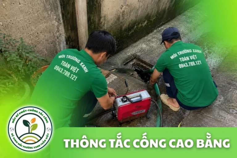 Thông Tắc Cống Cao Bằng – Kiểm Tra Hố Ga Trước Khi Xử Lý