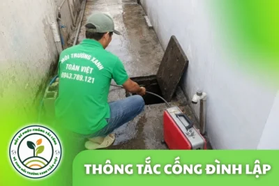 Thông Tắc Cống Đình Lập Lạng Sơn – Xử Lý Đất Lá Bồi Rãnh Thoát