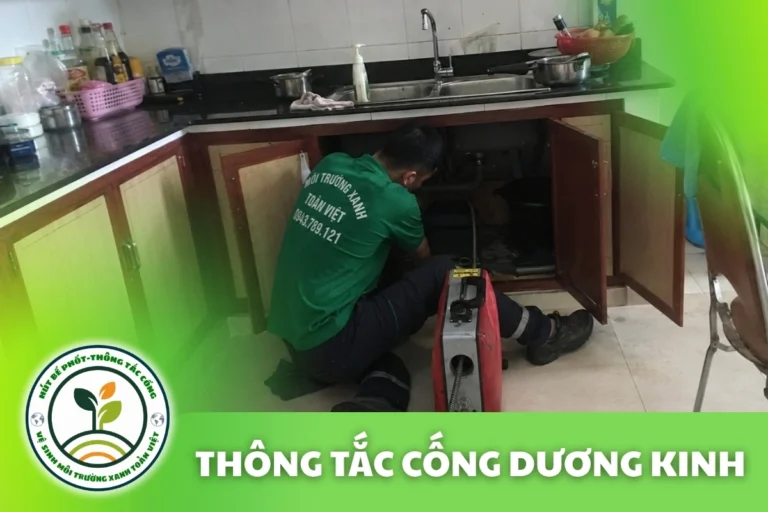 Thông Tắc Cống Tại Dương Kinh Hải Phòng 24/7, Thợ Đến Nhanh