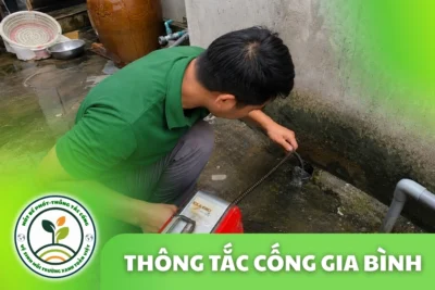Thông Tắc Cống Gia Bình Bắc Ninh – Thi Công Bằng Máy Móc Hiện Đại