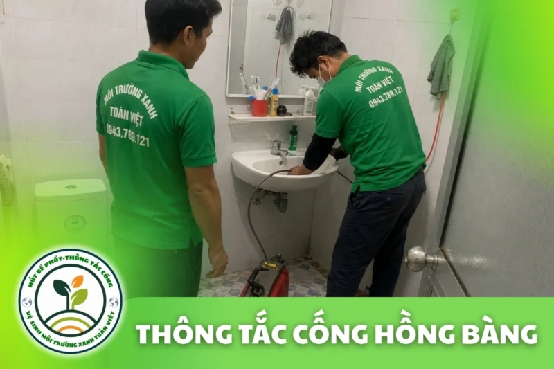 Thông Tắc Cống Tại Hồng Bàng 24/7 | Báo Giá Trước Khi Làm