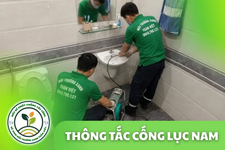 Thông Tắc Cống Lục Nam Bắc Giang – Xử Lý Bùn Đọng Sau Mưa