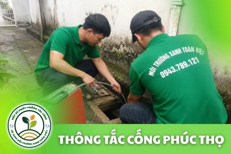 Thông Tắc Cống Phúc Thọ Hà Nội – Hỗ Trợ Đúng Hẹn