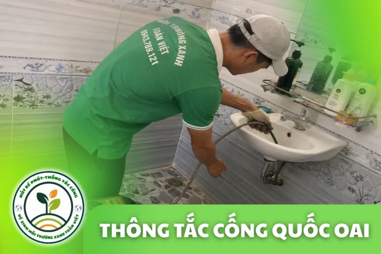 Thông Tắc Cống Quốc Oai Hà Nội – Báo Giá Rõ Trước Khi Làm